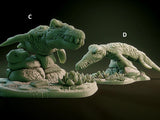 3D Printed Nafarrate Liopleurodon Lovecraftian Bestiary 28 32 mm D&D