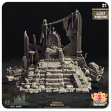 3D Printed Cast n Play Lost Throne The Lost Castle Terrain Set 28mm 32mm D&D