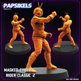 3D Printed Papsikels Masked Cyber Rider Classic Set May 2025 Cyberpunk Set 28mm 32mm
