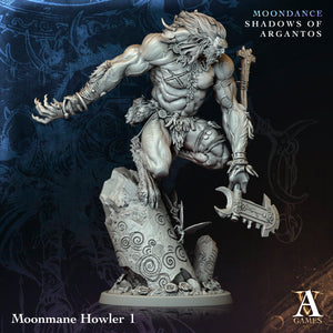 3D Printed Archvillain Games Moonmane Howler Moondance - Shadows of Argantos 28 32mm D&D