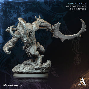 3D Printed Archvillain Games Moontaur Moondance - Shadows of Argantos 28 32mm D&D