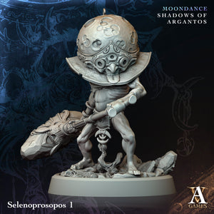 3D Printed Archvillain Games Selenoprosopos Moondance - Shadows of Argantos 28 32mm D&D