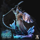 3D Printed Archvillain Games Merrows The Trench Abyssal Depths 28 32mm D&D