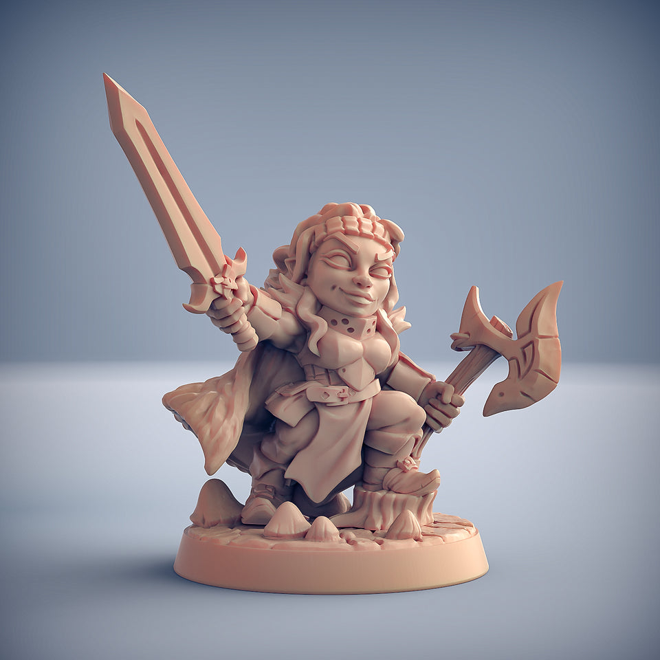 3D Printed Artisan Guild Beetroot Gnomes Set 28mm 32mm