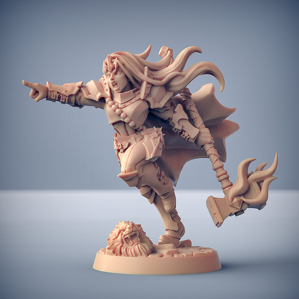 3D Printed Artisan Guild Morgana the Ascended Fighters Guild Set 28mm 32mm