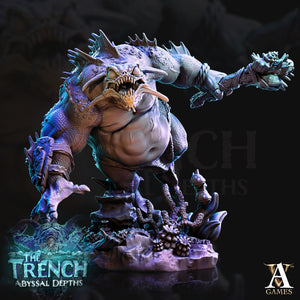 3D Printed Archvillain Games Morlok Big Bois The Trench Abyssal Depths 28 32mm D&D