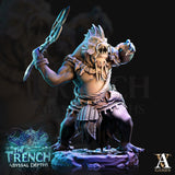 3D Printed Archvillain Games Morloks The Trench Abyssal Depths 28 32mm D&D