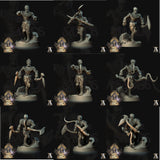 3D Printed Archvillain Games Mummies The Empire of Sands 28 32mm D&D