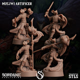 3D Printed Sordane Publishing Musjwi Artificer Burrows Below 28 32mm D&D