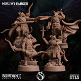 3D Printed Sordane Publishing Musjwi Ranger Burrows Below 28 32mm D&D