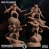 3D Printed Sordane Publishing Musjwi Rogue Burrows Below 28 32mm D&D