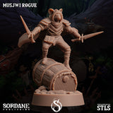 3D Printed Sordane Publishing Musjwi Rogue Burrows Below 28 32mm D&D
