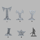 3D Printed Fantastic Plants and Rocks Mysterious Cursed Cross 28mm - 32mm D&D Wargaming