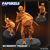 3D Printed Papsikels Necromorph Pregnant Set May 2025 Alien vs. Humans Reconnaissance 28mm 32mm (Copy)