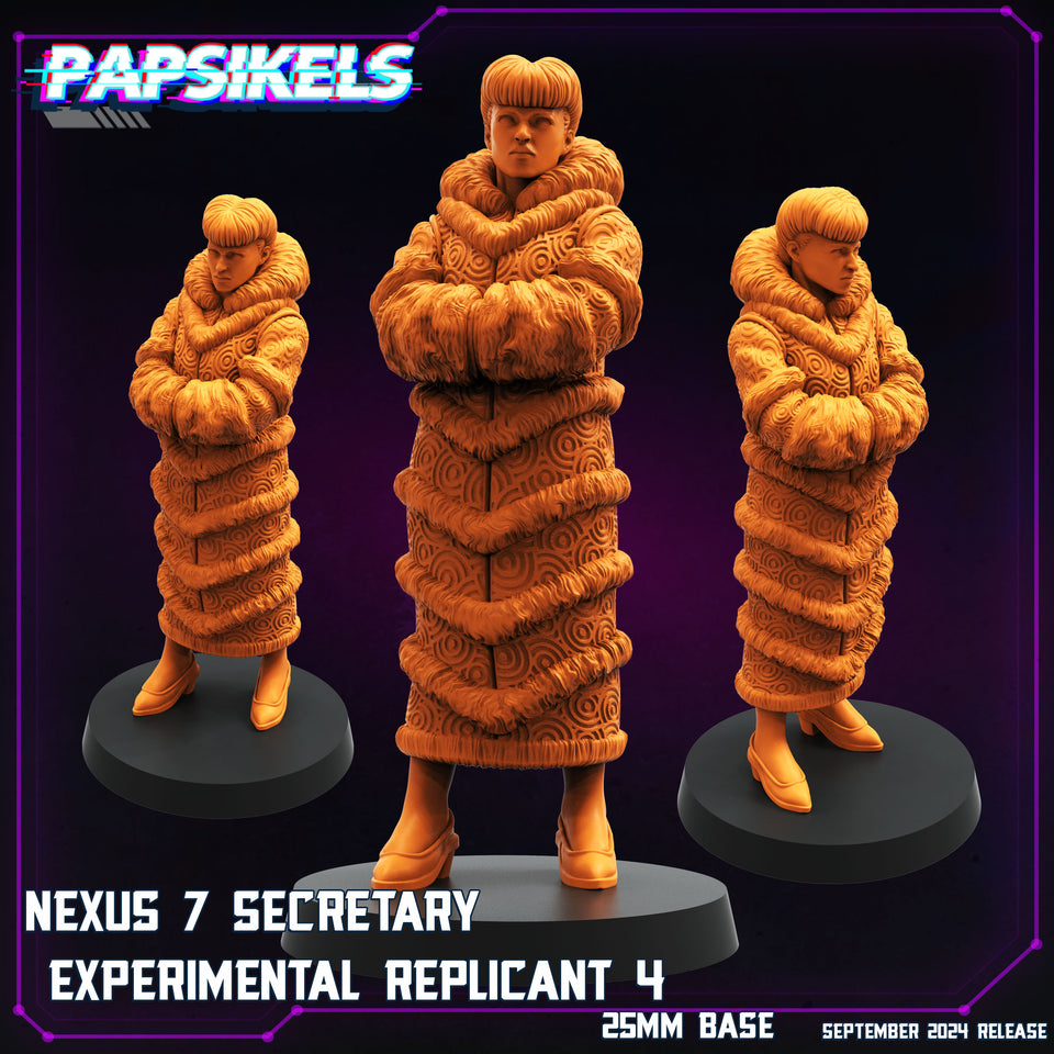 3D Printed Papsikels Nexus 7 Experimental Replicant Set SEPTEMBER 2024 CYBERPUNK 28mm 32mm