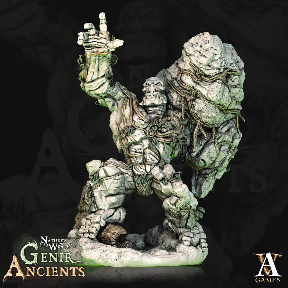 3D Printed Archvillain Games Nature's Wrath Genir Ancients - Forest Elementals 28mm 32mm D&D