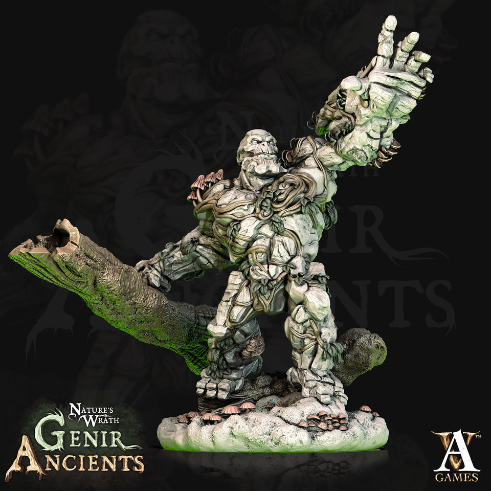 3D Printed Archvillain Games Nature's Wrath Genir Ancients - Forest Elementals 28mm 32mm D&D