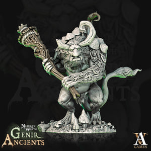 3D Printed Archvillain Games Nature's Wrath Genir Ancients - Genirheart Trolls 28mm 32mm D&D