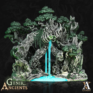 3D Printed Archvillain Games Nature's Wrath Genir Ancients - Treant Lord 28mm 32mm D&D