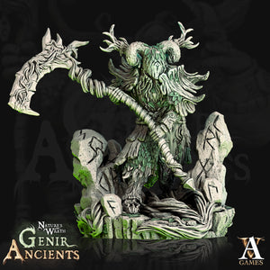 3D Printed Archvillain Games Nature's Wrath Genir Ancients - Verdant Ancient 28mm 32mm D&D
