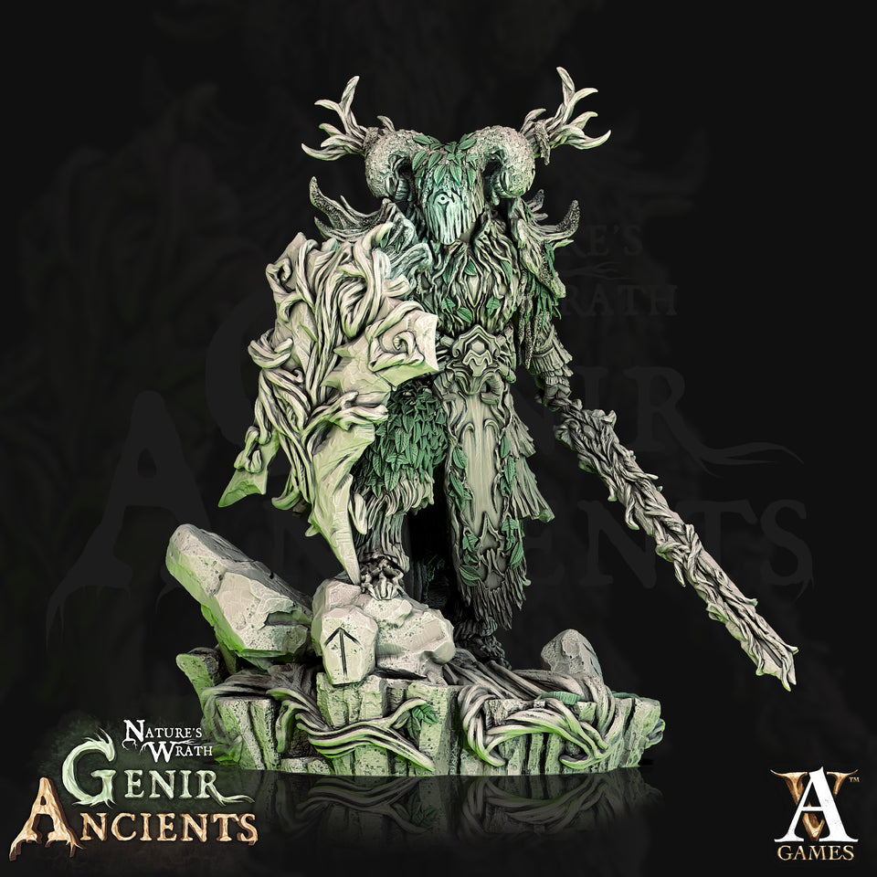 3D Printed Archvillain Games Nature's Wrath Genir Ancients - Verdant Ancient 28mm 32mm D&D