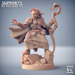 3D Printed Artisan Guild Nanaari the Wise Woman Scourgeland Survivors 28mm 32mm
