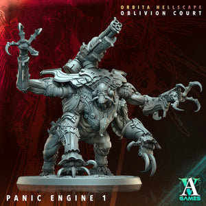 3D Printed Archvillain Games Panic Engine Orbita Hellscape Oblivion Court 28 32mm D&D