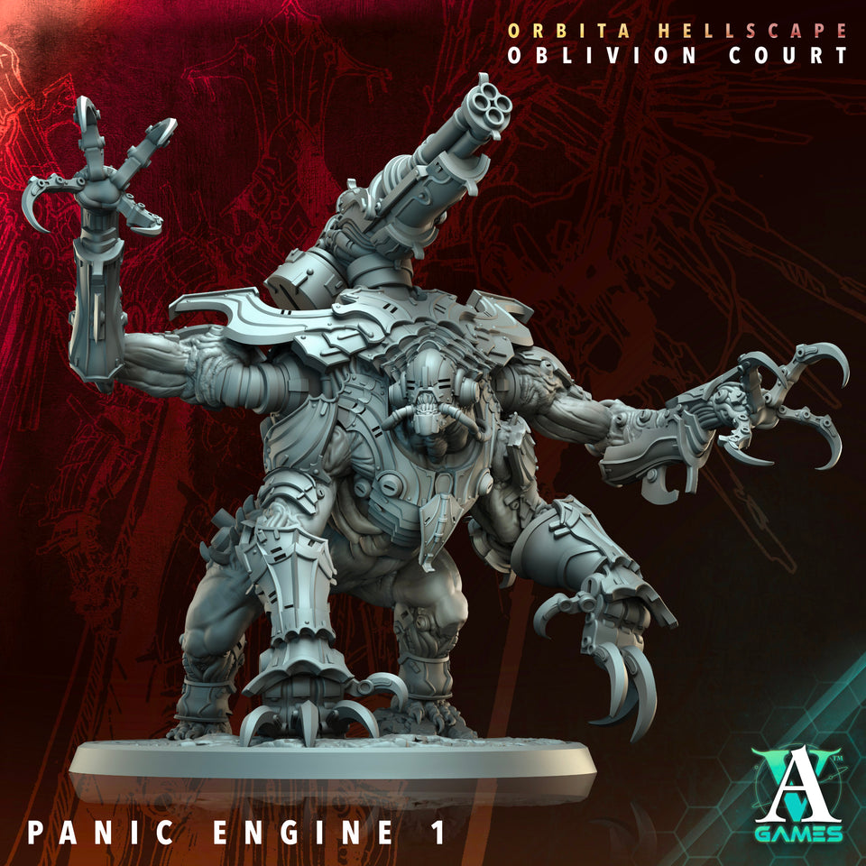 3D Printed Archvillain Games Panic Engine Orbita Hellscape Oblivion Court 28 32mm D&D