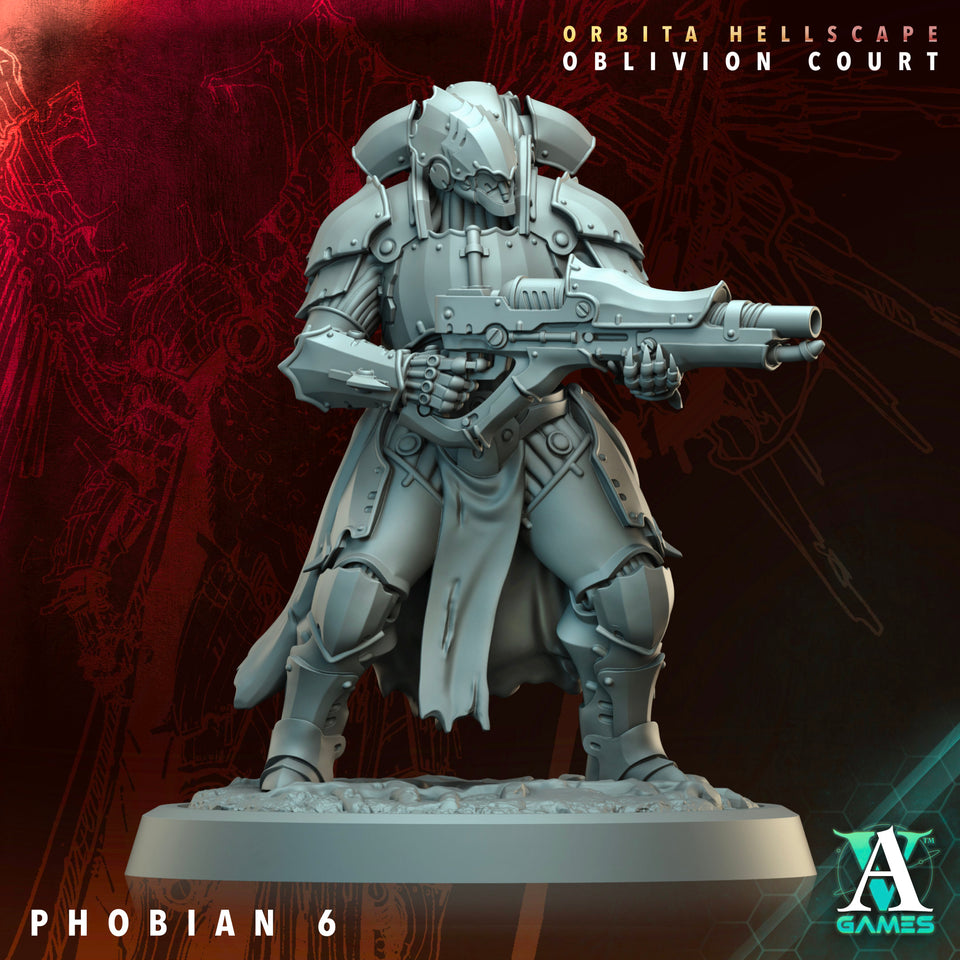3D Printed Archvillain Games Phobian Orbita Hellscape Oblivion Court 28 32mm D&D