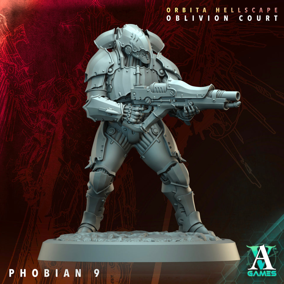 3D Printed Archvillain Games Phobian Orbita Hellscape Oblivion Court 28 32mm D&D
