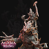 3D Printed Archvillain Games Old World Agama Rising - Mankutter Fleshripper Rider 28mm 32mm D&D