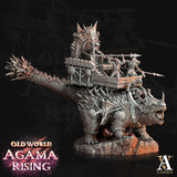 3D Printed Archvillain Games Old World Agama Rising - Titanoceratus Warband 28mm 32mm D&D