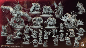 3D Printed Archvillain Games Kor’garal Bodoluk Orc Legacy Wrath of the Grimskorn 28 32mm D&D