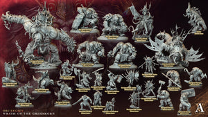 3D Printed Archvillain Games Kor’garal Bodoluk Orc Legacy Wrath of the Grimskorn 28 32mm D&D