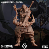 3D Printed Sordane Publishing Odarian Spellsword 28 32mm D&D