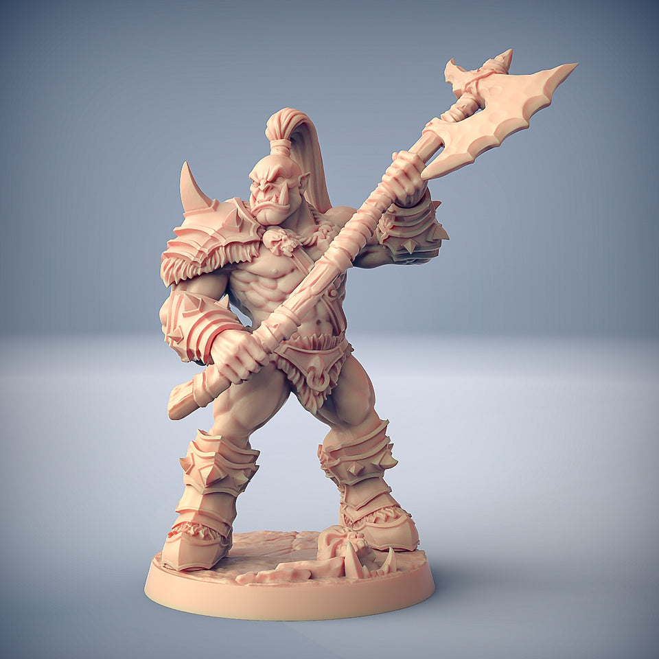 3D Printed Artisan Guild Orc Barbarian Hand+Weapons Orc Barbarians Set  28mm 32mm