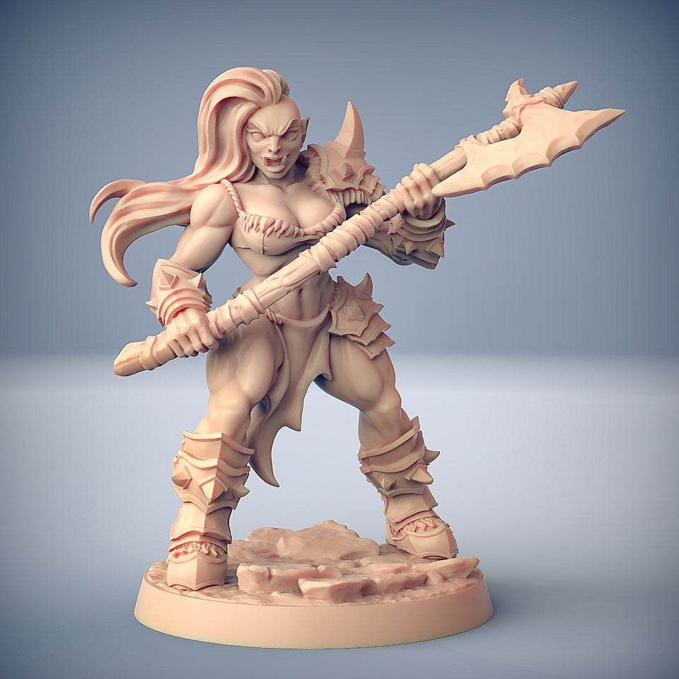 3D Printed Artisan Guild Orc Barbarian Hand+Weapons Orc Barbarians Set  28mm 32mm