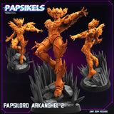 3D Printed Papsikels Papsilord Arkanghel Set JUNE 2024 TRIBES - CYBERPUNK 28mm 32mm