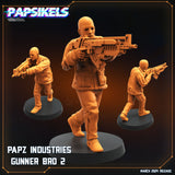 3D Printed Papsikels Papz Industries Gunner Bros Set 1 MARCH 2025 SCIFI 28mm 32mm