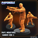 3D Printed Papsikels Papz Industries Gunner Bros Set 1 MARCH 2025 SCIFI 28mm 32mm