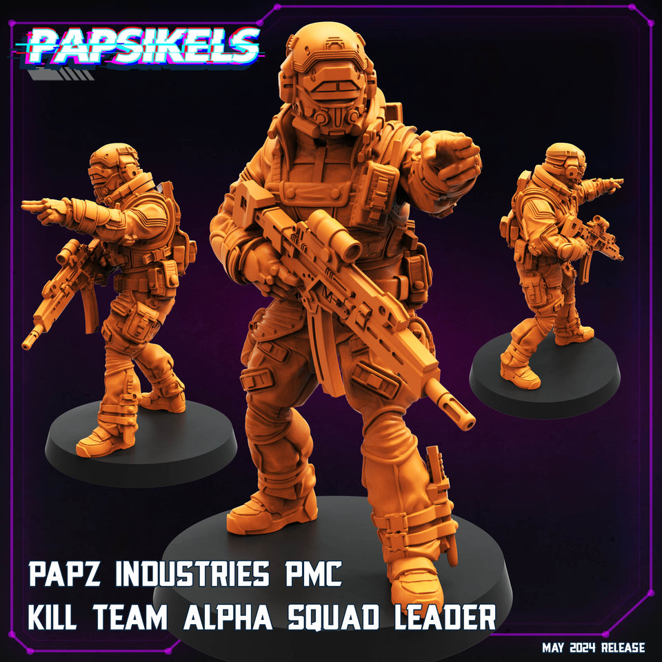3D Printed Papsikels Papz Industries Pmc Kill Team Set May 2024 Cyberpunk 28mm 32mm