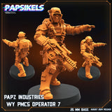 3D Printed Papsikels Papz Industries Wy Pmcs Set August 2024 Scifi 28mm 32mm