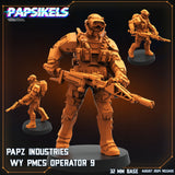 3D Printed Papsikels Papz Industries Wy Pmcs Set August 2024 Scifi 28mm 32mm