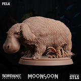 3D Printed Sordane Publishing Pelk Moonsoon 28 32mm D&D