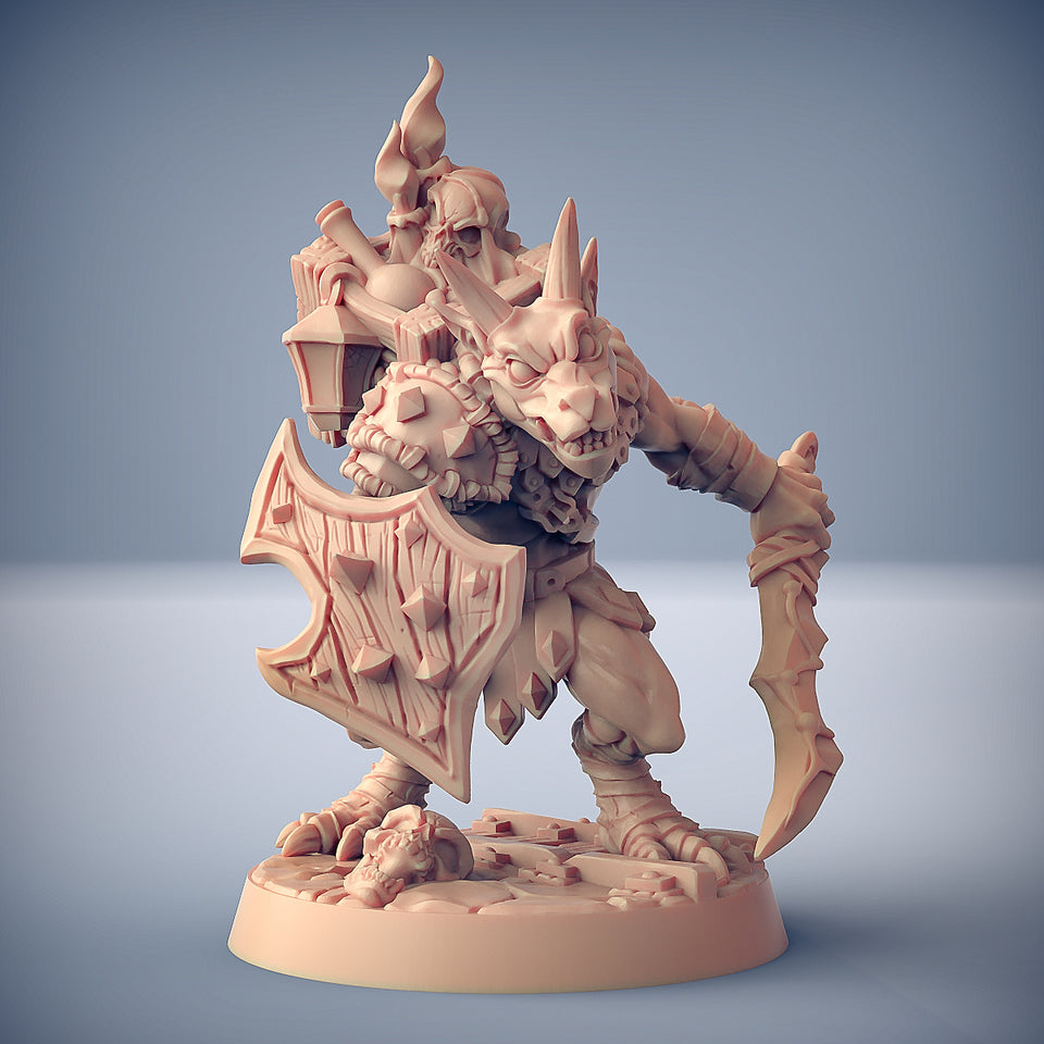 3D Printed Artisan Guild Plague Mine Kobolds Set Plague Mine Kobolds 28mm 32mm