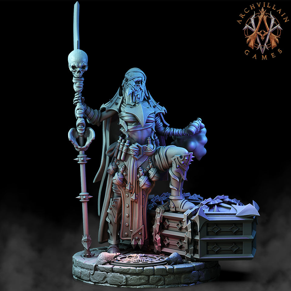 3D Printed Archvillain Games The Deathknight Order Plaguebearers 28 32mm D&D
