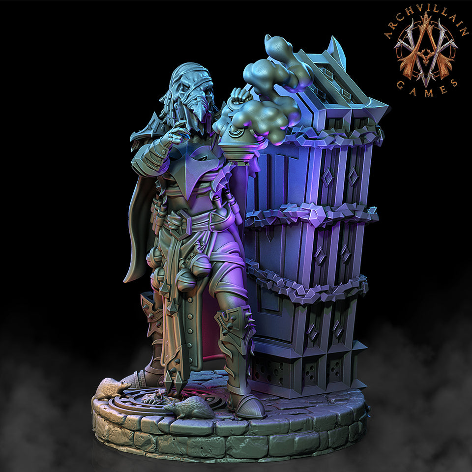 3D Printed Archvillain Games The Deathknight Order Plaguebearers 28 32mm D&D