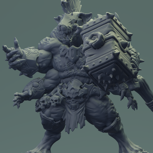 3D Printed Nafarrate Rats Army Rat Berserker Set 28mm 32mm D&D