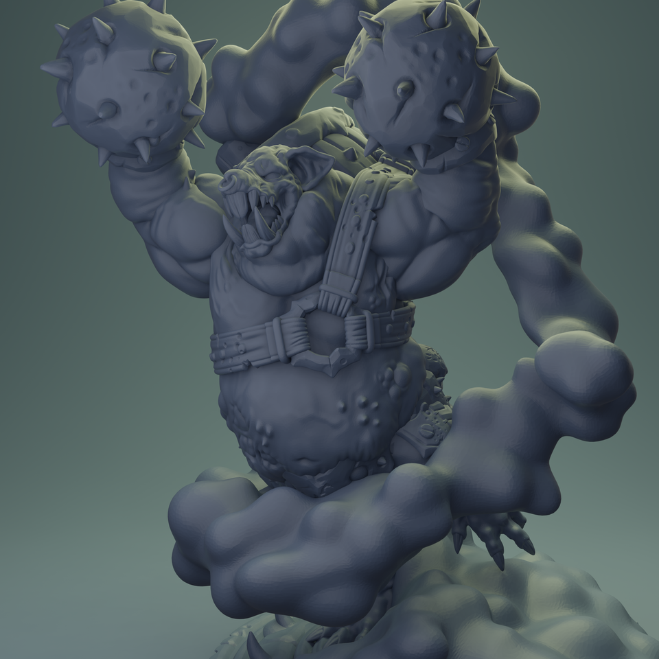 3D Printed Nafarrate Rats Army Rat Bomb Set 28mm 32mm D&D