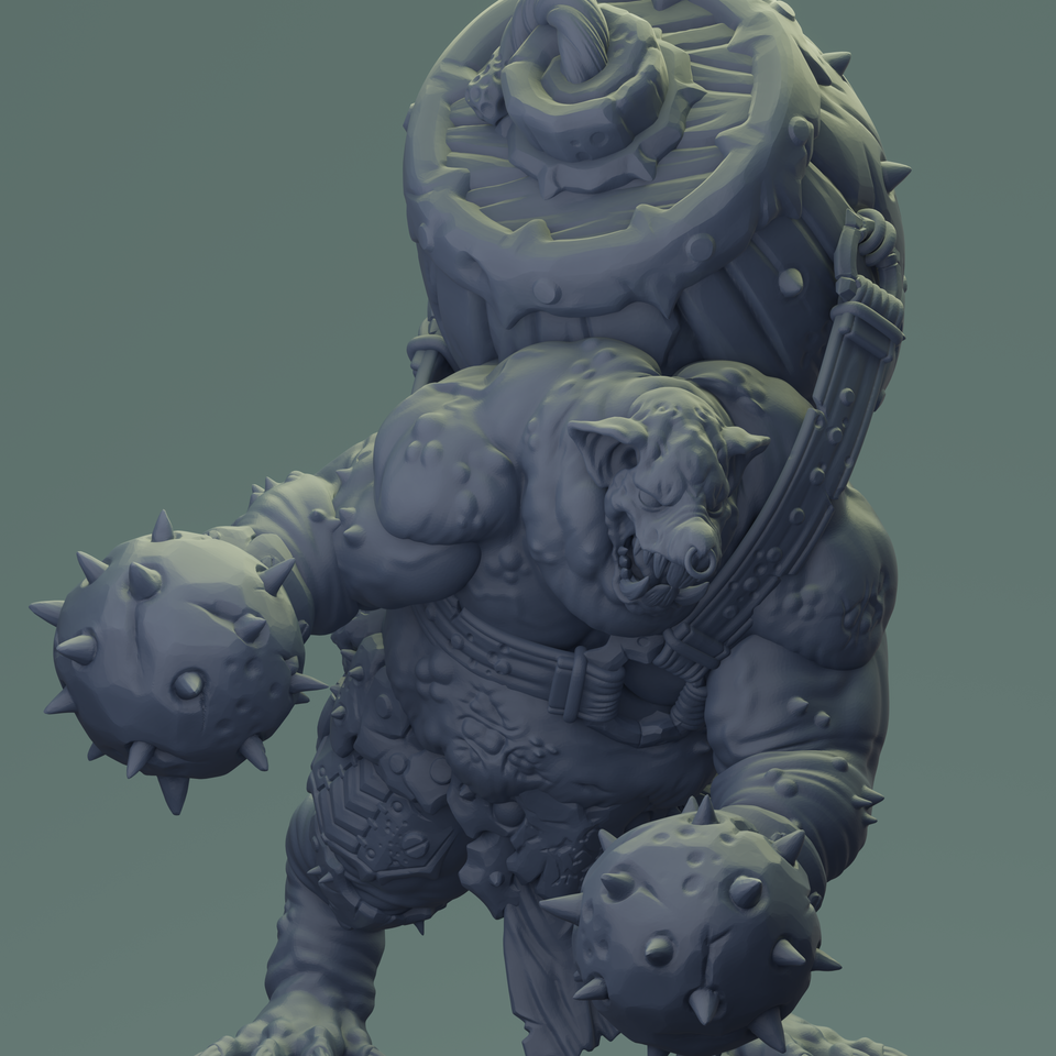 3D Printed Nafarrate Rats Army Rat Bomb Set 28mm 32mm D&D